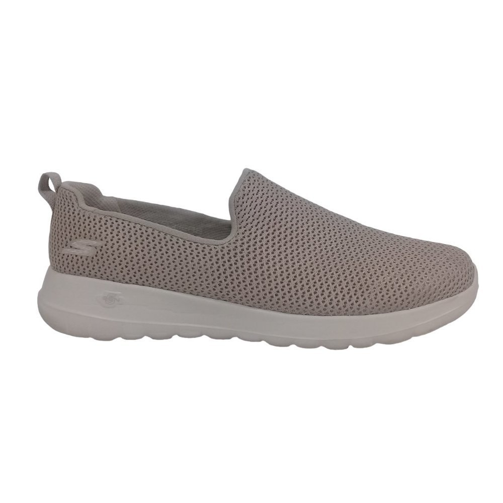 Skechers Women's GOGAMAX Textile Slip-On Beige Sneakers Size 11